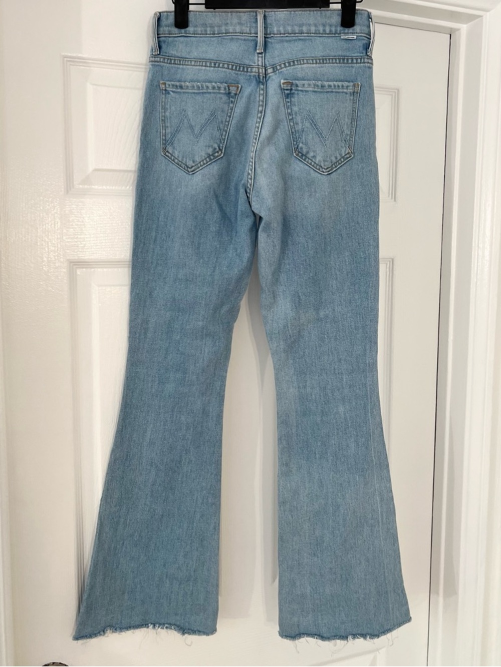 Mother Denim The Weekender Fray Women's Mid-Rise Flare Jeans 25 - Picture 9 of 16